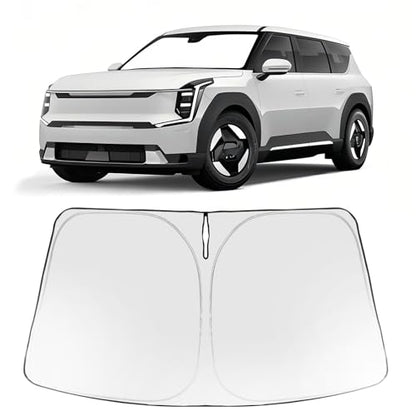 Custom Fit Car Windshield Sun Shade for 2024 (Kia EV9 GT Line 2024-2026)