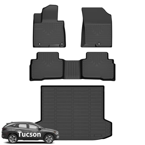 Floor Mats & Cargo Liner for Hyundai Tucson Hybrid 2022 (BLACK)