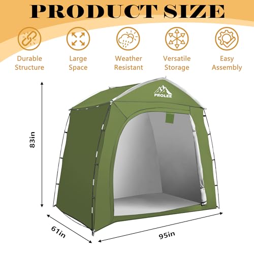 Bike Storage Tent for 4 (Arch Green - XXL for 4-5 Bikes)