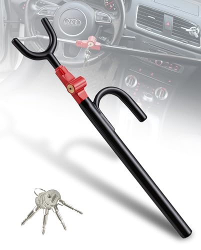 Steering Wheel Lock Anti (Two hooks / BlackRed)