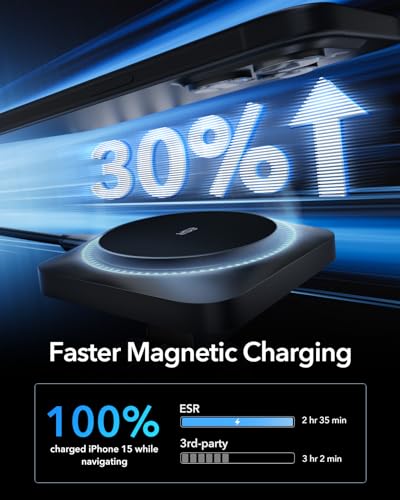 for MagSafe Car Mount Charger with CryoBoost Cooling for iPhone 17