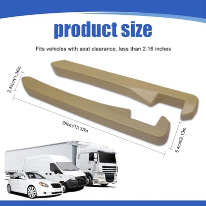2PCS Car Seat Gap Filler (Beige)