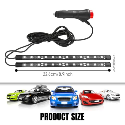 Car LED Strip Light (Red / Cigarette Lighter)