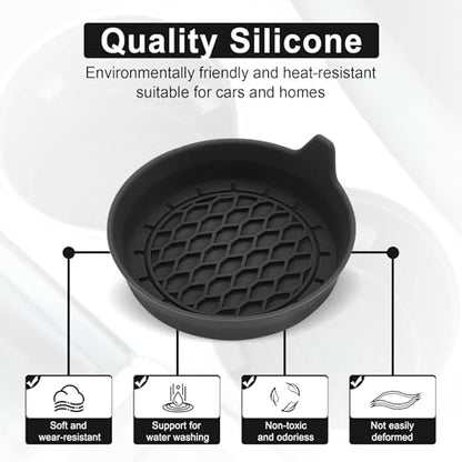 Car Cup Holder Coaster (Black)