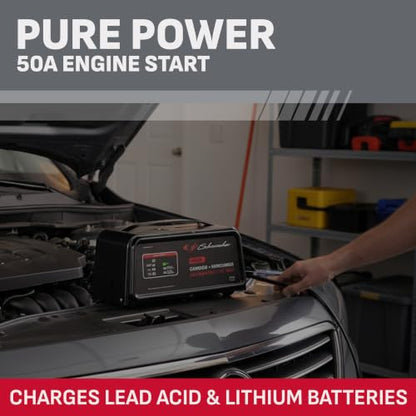 6A Car Battery Charger & Maintainer (50A 12V Car Battery Charger)