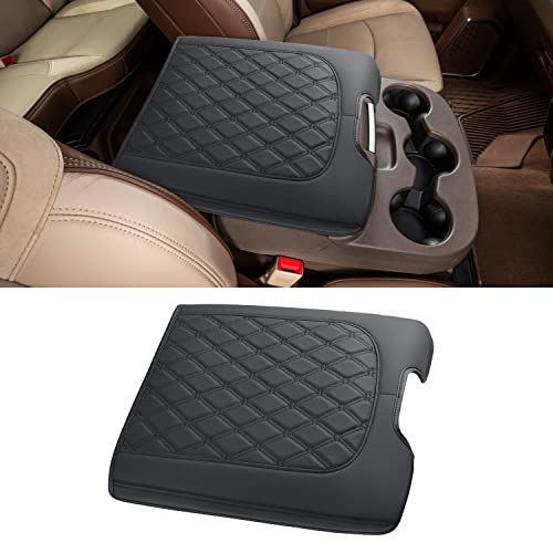 Custom Fit Console Cover for 2013 (PVC Leather-Black / for Jump Seat 2013-2026 Ram)