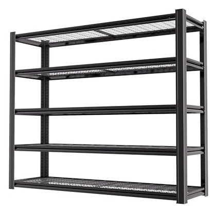 5 Tier Heavy Duty Garage Shelving (5T 62" W x 24" D x 72" H)