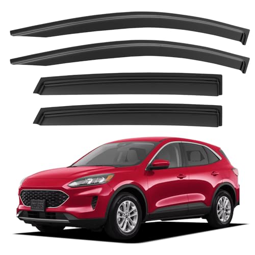 Window Visors Rain Guards for 2020 (2020-2026 Ford Escape)