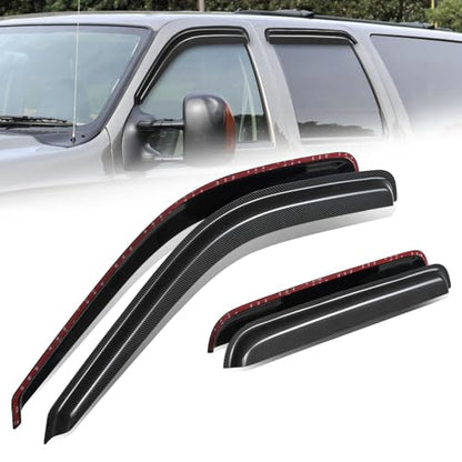 4PCS Tape On Window Visors for 2000 (00-05 Ford Excursion)