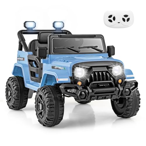 12V Kids Ride on Truck Car (Blue)