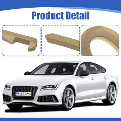 2PCS Car Seat Gap Filler (Beige)
