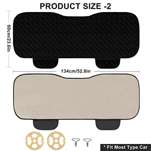 Comfortable Car Seat Covers Universal Back (Black)