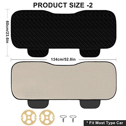 Comfortable Car Seat Covers Universal Back (Black)