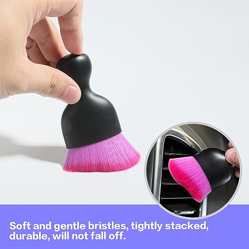 Car Interior Detailing Brush (Black&double Purple)