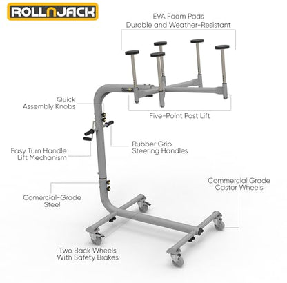 Hard Top Remover Lift for Jeep Wranglers (Grey)