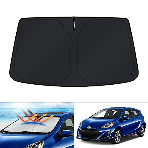 Windshield Sun Shade for Toyota Prius C Accessories 2012 (FOR | Toyota Prius C 2012-2019)