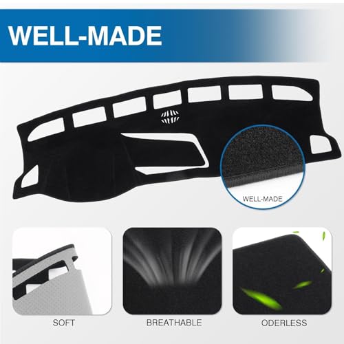 Black Dash Cover for Volkswagen VW Taos (Taos 22-26(black))