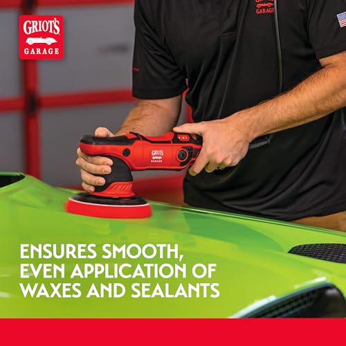 6.5” Red Foam Waxing Pads for Car Detailing (6.5" Pads (Set of 2))