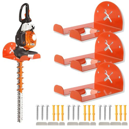Upgraded Trimmer Rack Wall Mount (Orange-3Pack)