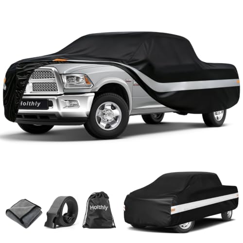 10 Layers Truck Cover Waterproof All Weather Custom Fit for Ford (Black Gray / Custom Fit for Ford/Ram/Chevrolet Regular Cab SB)