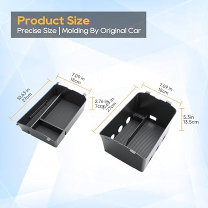 2026 Palisade Center Console Organizer (2026 Palisade 2PCS Calligraphy)