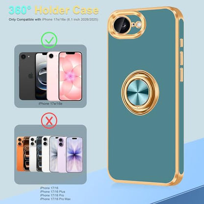 for iPhone 17e (For iPhone 16e(6.1 inch,2025) / C-Blue Gray)