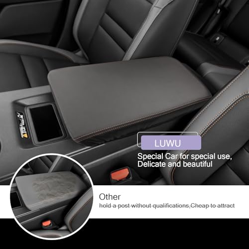2024 2025 Prologue Center Console Cover Compatible with 2024 2025 Honda Prologue Accessories 2025 Prologue EX (2024 2025 Prologue Thin Black)