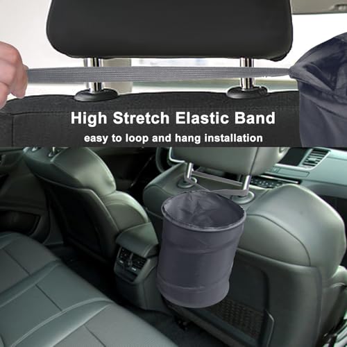 Car Trash Can (Grey / 1 Gallons-2 Packs)
