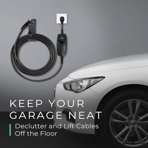 Electric Vehicle Charger Nozzle Holster Dock & J (J1772 Holder)