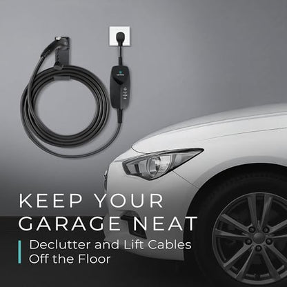 Electric Vehicle Charger Nozzle Holster Dock & J (J1772 Holder)