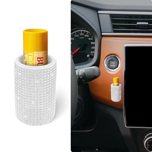 Upright Car Chapstick Holder (White)