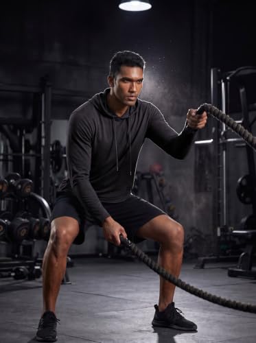 Mens Fashion Athletic Hoodies Sport Sweatshirt Solid Color Fleece Pullover Black M (Medium / Black)