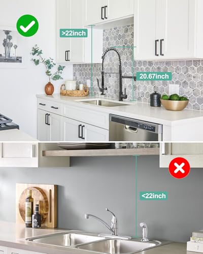 Commercial Kitchen Sink Faucet with Sprayer Oil Rubber Bronze (Oil Rubbed Bronze)