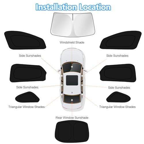 Car Window Shades for Kia K5 EX 2021 (FOR | K5 EX 2021-2025 (8pcs))