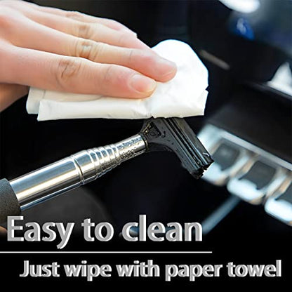 38.6 Inch Telescopic Side Mirror Glass Squeegee (Black)