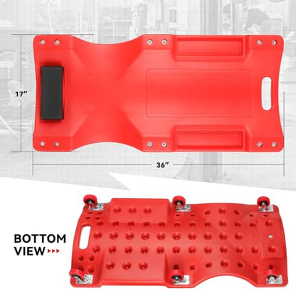 36 in Low Profile Under (Red / 36" L)