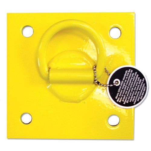 00600 CB-1-B Bolt-On Wall Anchor 6-Inch by 6-Inch Yellow