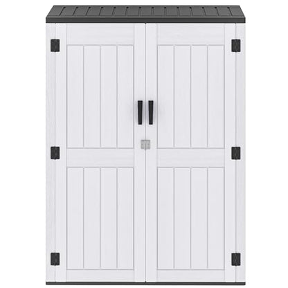 59 Cu. Ft. Vertical Storage Shed (Extra Tall-59 Cu Ft / Light Gray)