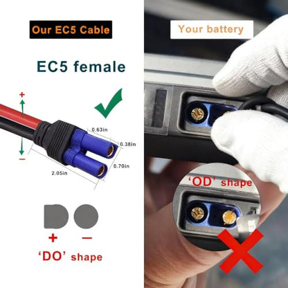 EC5 Jump Starter Cable (Direct)
