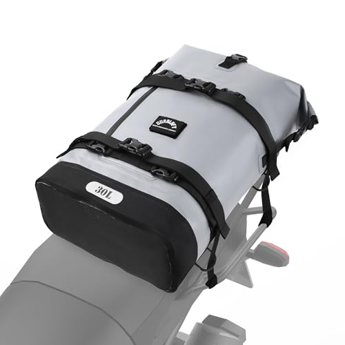 Motorcycle Tail Bag (Stone Grey / 30L)