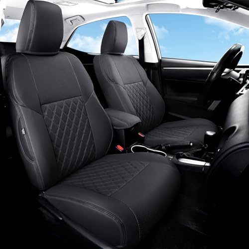 Custom Fit Ford Ranger Seat Covers 2019 2020 2021 2022 2023 Full Set SuperCrew (Black / 2019-23 SuperCrew(XLT,Lariat)&2021-23 SuperCrew XL)