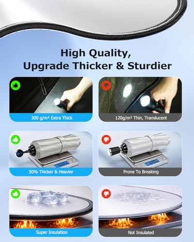 Truck Windshield Sun Shade Umbrella for 4runner Tacoma Colorado (For 4runner Tacoma Colorado/Canyon)