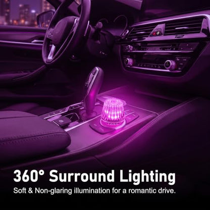 USB Car Interior Lights (Pink)
