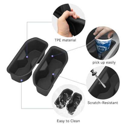 2PCS Third Row Cup Holder for Kia Telluride 2027 All Trims (Third Row Cup Holder)