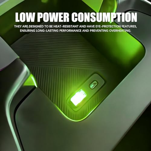 Car Interior LED Lights (Green Light)