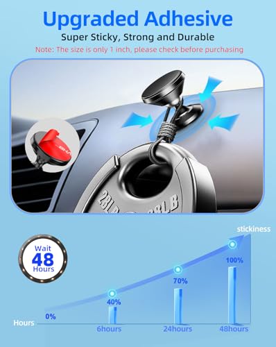 10 Pcs Sticky Adhesive Pads for Car Magnetic Phone Holder