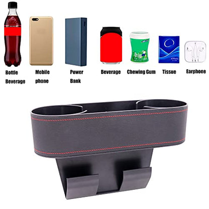 Car Cup Holder Seat Gap Organizer (black)