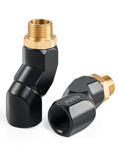 OMT 2pcs 3 4" NPT Fuel Hose Nozzle Swivel Kit (2PCS 3/4"NPT / Fuel Hose Nozzle Swivel)