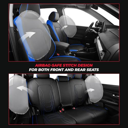 Seat Covers for 2023 (Black & Blue / CR-V 2023-2026 Full Set)