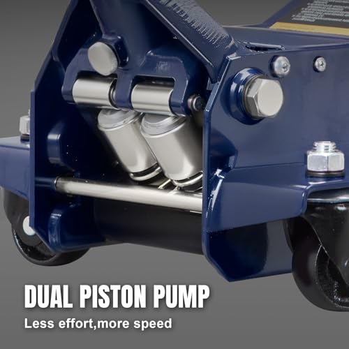 Hydraulic Floor Jack with Dual Quick Lift Pump (New Sapphire Blue / 4 Ton / 2026 New Model)